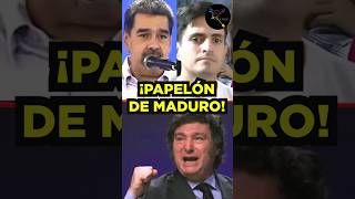 PAPELÓN MUNDIAL DE MADURO argentina casta cristina milei [upl. by Helsell]