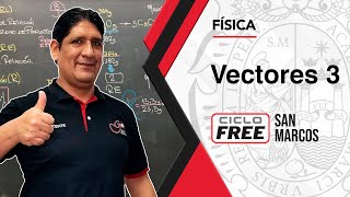 FÍSICA  Vectores 3 Descomposición vectorial CICLO FREE [upl. by Lledniuq]