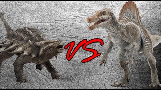 Ankylosaurus vs Spinosaurus  SPORE [upl. by Finnigan]