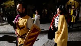 Extracto del desfile de apertura de la Feria Medieval 2024 de Ciudad Rodrigo 4102024 [upl. by Ainniz]