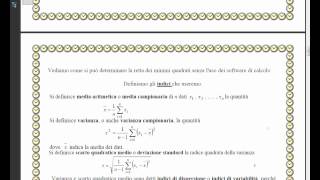 Statistica Metodo dei minimi quadratiregressione e correlazione [upl. by Lutim]