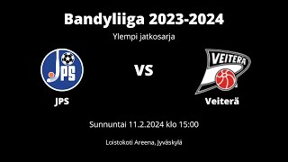 Bandyliiga 20232024 ylempi jatkosarja JPS  Veiterä [upl. by Wagoner]