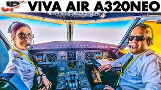 Viva Air A320NEO Cockpit across Colombia🇨🇴 [upl. by Nakhsa]