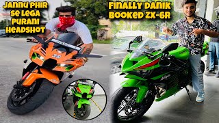 ⁠Phir se li Headshot Motovloggerjannustunts  Finally DANIKRAJPUT booked ZX6R🤞 [upl. by Janek]