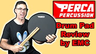 Perca Percussion Practice Pads A Full Review by EMC [upl. by Romelda]