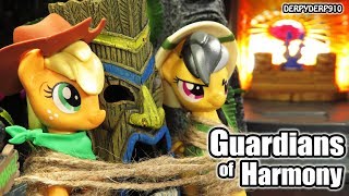 My Little Pony Guardians of Harmony Applejack amp Daring Do All Tied Up MLP Toy Parody Spoof [upl. by Ragas]