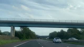 Motorway journey from Preston to Manchester via M6 M61 M60 and M602 motorway motorwayjourney [upl. by Darrell22]