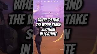 Where to find the Wood Stake Shotgun in Fortnite Fortnitemares 🎃fortnite fortniteclips gaming [upl. by Aehsel]