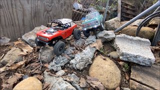 Scx24 Chevy c10 with 3 simple mods vs modded Deadbolt [upl. by Anahsak]