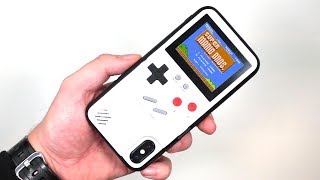 Meet The Gameboy iPhone Case That Plays Super Mario [upl. by Ahsieni196]