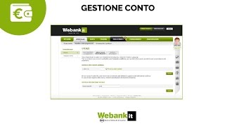 Conto Webank  Come pagare le bollette [upl. by Cohe]