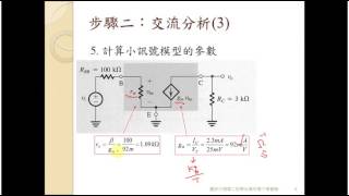 電子學BJT9 小訊號分析 [upl. by Htiekel]