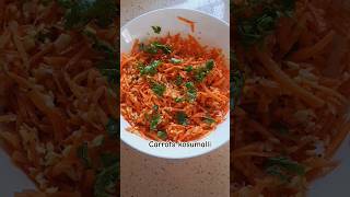 carrot kosumalli or carrot kosambari salad carrotsalad traditionalsalad [upl. by Lede]