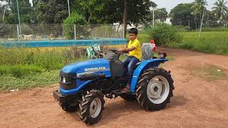 Small tractor with small boy😍 [upl. by Keynes828]