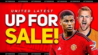 Rashford TRANSFER Latest Fans PROTEST De Ligt Deal Man Utd Transfer News [upl. by Meensat]