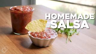 How to Make Easy Homemade Salsa Restaurant Style [upl. by Chrisman]