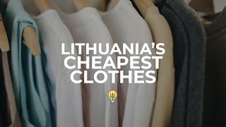 The Cheapest Clothing In Lithuania Why amp How To Get It [upl. by Ayinat]