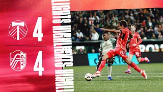 Portland Timbers vs St Louis CITY SC  Full Match Highlights [upl. by Ennaillij]