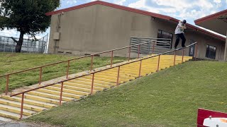 Andy Anderson amp The Powell Peralta Team Vs 28 Stair Handrail [upl. by Orgell834]