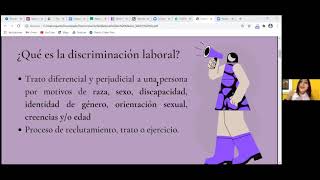 Webinar Discriminación laboral en México [upl. by Bobbye]