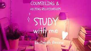 Counseling and Helping RelationsIn Depth NCECPCE Review Easy Study Ways to Retain the Material [upl. by Christoffer]