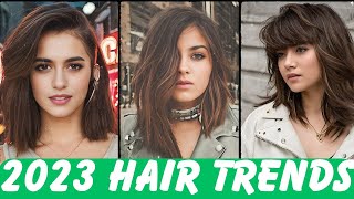 60 Amazing ShoulderLength Haircuts and Medium Hairstyles For 2023  Latest Hair Trends [upl. by Tupler]