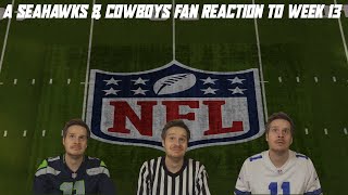 A Seahawks amp Cowboys Fan Reaction to Thursday Night Football [upl. by Jegar]