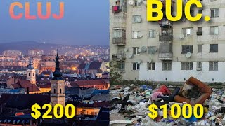 CLUJ vs BUCURESTI  Care e cel mai bun [upl. by Nnylkoorb]