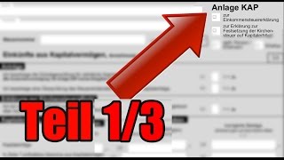Freistellungsauftrag vergessen Mit Anlage KAP zu viel gezahlte Steuern zurückfordern [upl. by Hanikahs]