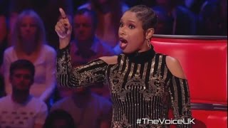 The Voice UK 2017 Jennifer Hudson voice lesson [upl. by Yelrihs266]