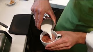 Die Perfektion der heißen Schokolade Tutorial of Hot Chocolate [upl. by Sitnalta695]