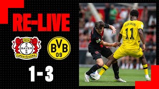 RELIVE Bayer 04 Leverkusen U19 🆚 Borussia Dortmund U19 13  AJuniorenBundesliga 1 Spieltag [upl. by Pomfret]