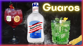 AGUARDIENTE ANTIOQUEÑO  ¡GUAROS  Mixología  Cocteles colombianos parte II mixology bartender [upl. by Nyrol]