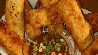 Easy Crab Rangoon Egg Rolls with Shrimp [upl. by Ennoira]