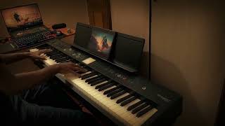 The Mandalorian  Main Theme Patrik Pietschmann Piano Version  Roland FPE50 [upl. by Tomas164]