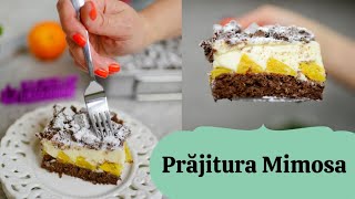 Prăjitura Mimosa  Chocolate Orange Mimosa Cake Eng Sub  🏵 Dulcinele 🏵 [upl. by Anerec881]