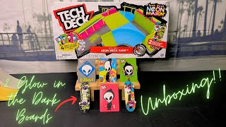 Tech Deck Neon Mega Park Unboxing Tech Deck Skatepark [upl. by Reagen]