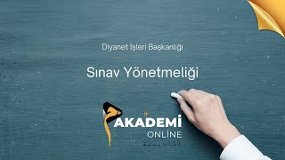 16 Ders  DİB Sınav Yönetmeliği [upl. by Jimmy]