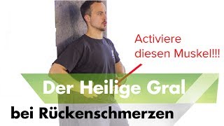 Bauchmuskeltraining  Der Heilige Gral  Hohlkreuz beseitigen Rückenschmerzen wegtrainieren [upl. by Yralam]