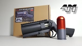 CYMA M052 40MM AIRSOFT GRENADE LAUNCHER  Unboxing Review [upl. by Ayojal]