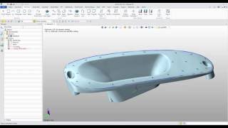 ZW3D 2016 reverse engineering Brief test [upl. by Moonier]