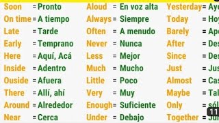 👉100 ADVERBIOS MÁS USADOS EN INGLÉS [upl. by Nalro]