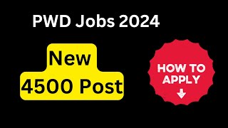 Dont Miss PWD Recruitment 2024 🚨  youtube shorts  Latest Government Jobs NWCJOBS [upl. by Huntlee]