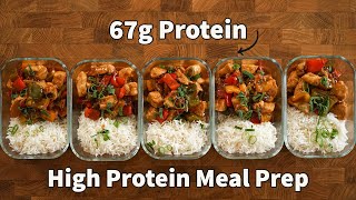 Meal Prep For The Week In Under An Hour  Sweet and Sour Chicken [upl. by Nogras]