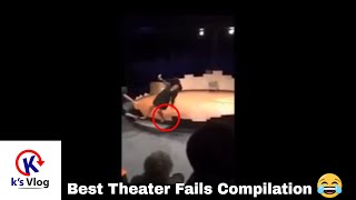 BEST FUNNY THEATRE FAILS BLOOPERS FALLS amp MISHAPS  Compilation [upl. by Kcirdneh]