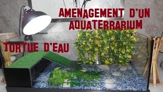 Tuto  Aménagement dun Aquaterrarium tortue deau  aquarium  Turtle breeding water [upl. by Redman]