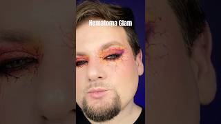 Hematoma Glam Makeup 👻 halloweenidea halloweenmakeup halloweenyoutube [upl. by Bonnie278]