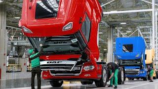 Inside Most Advanced European Factories Producing Massive Trucks  DAF Production Line [upl. by Meriel]