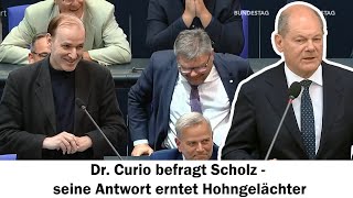 Auf Haldenwang angesprochen windet sich Scholz wie ein Aal  Regierungsbefragung [upl. by Aihsilef611]