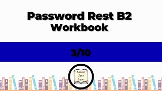 3 zadstr 10  Password Reset B2  Workbook  odpowiedzi [upl. by Noskcire]